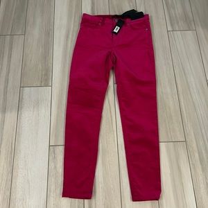 Banana Republic pink skinny ankle pants. Size 27. NWT.